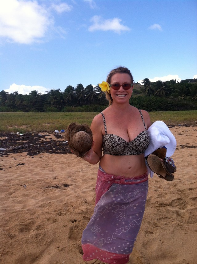 Coconuts with @chris4hair and Jade