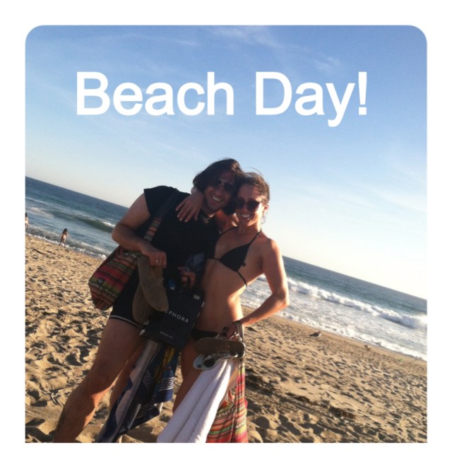 My colleague, Urosh and I at Malibu beach!