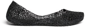 Melissa Campana Papel Glitter Black Flats $55-$85
